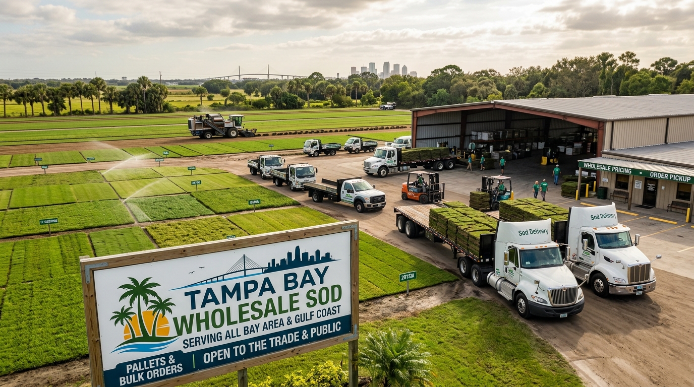Wholesale Sod in Tampa Bay